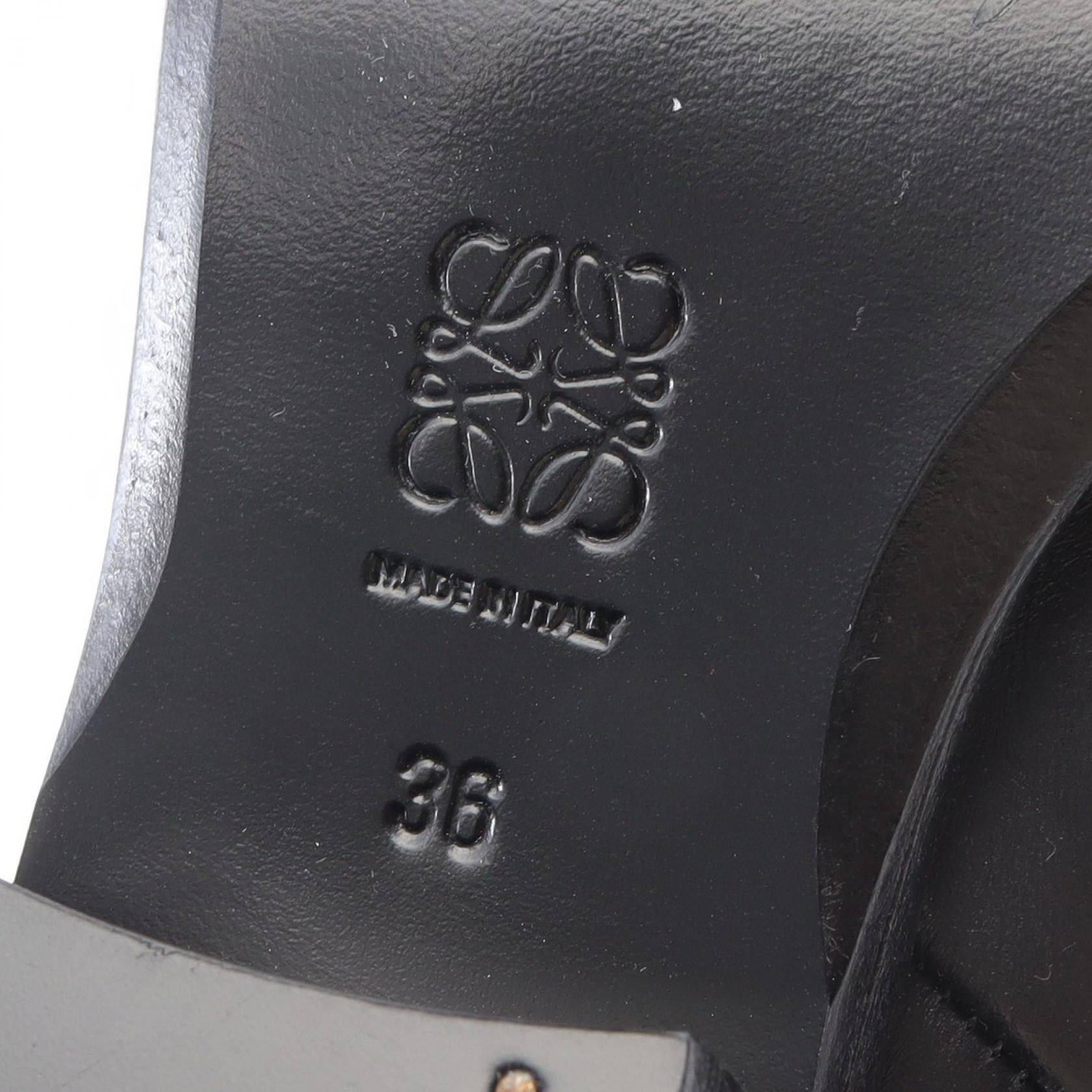 Loewe Loewe Loewe Anagram Leather Boots Leather Shoes DUTY FREE for USA Size ONE SIZE - 6 Thumbnail