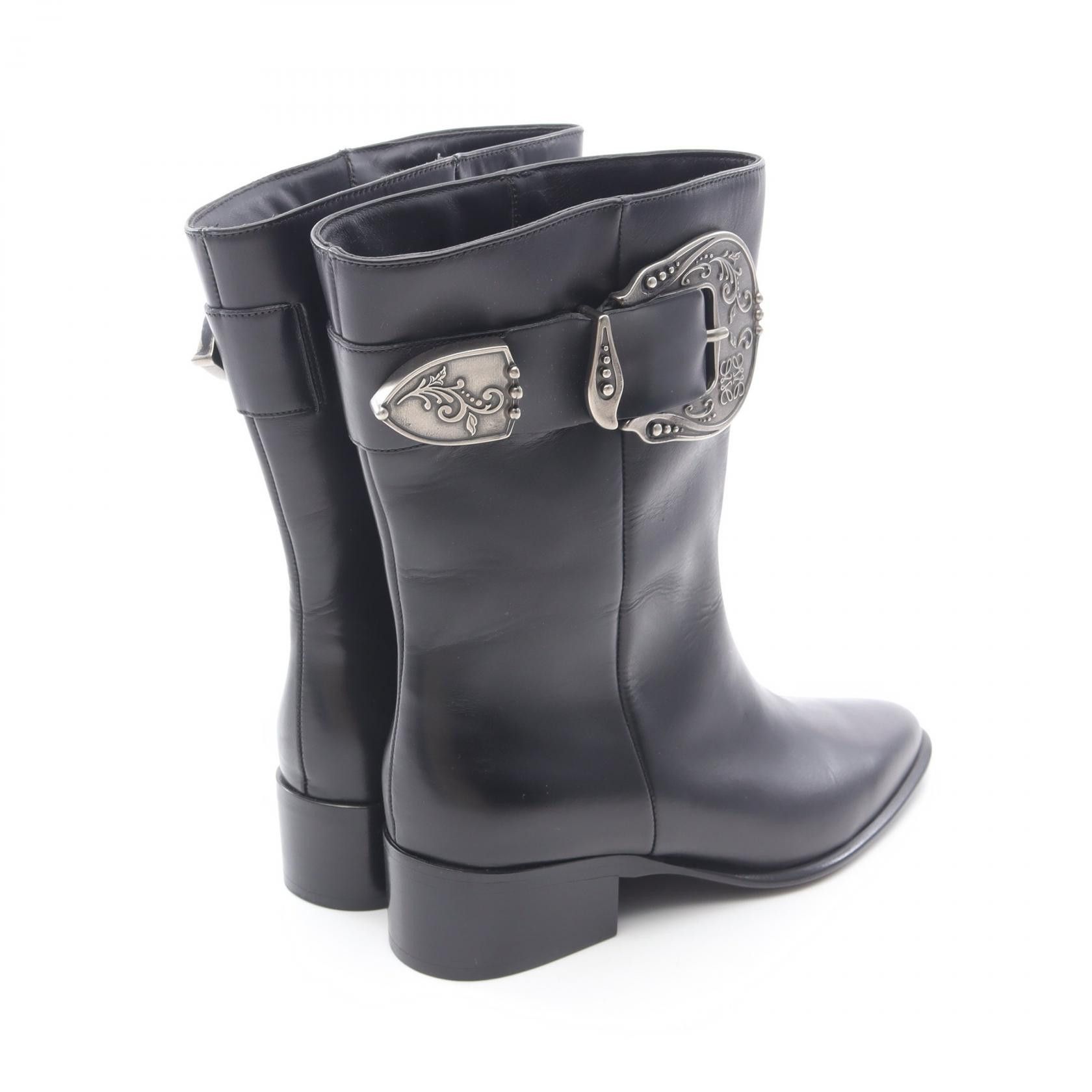 Loewe Loewe Loewe Anagram Leather Boots Leather Shoes DUTY FREE for USA Size ONE SIZE - 2 Thumbnail