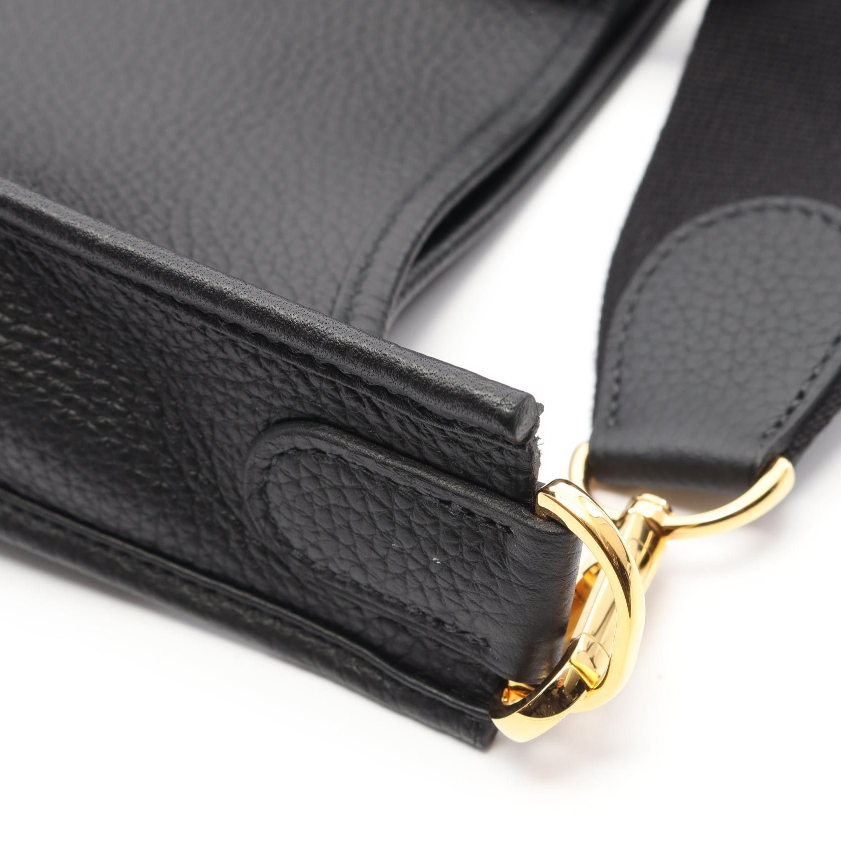 Hermes Hermes Hermes Evelyne III PM Taurillon Clemence Shoulder Bag Leather Shoulder Bag Stamp B (2023) DUTY FREE for USA Size ONE SIZE - 7 Thumbnail