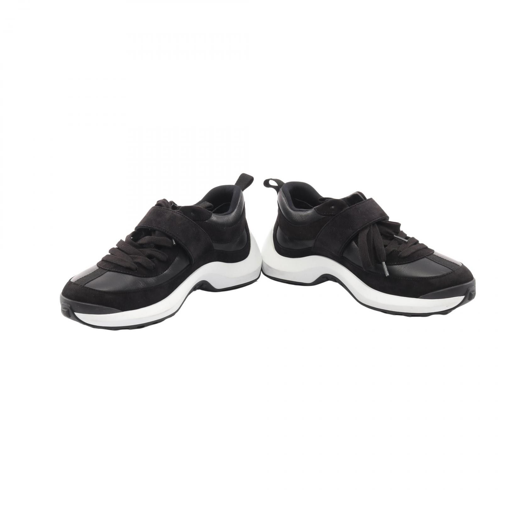 Hermes Hermes Hermes Loop Leather Fabric Sneakers Leather Shoes DUTY FREE for USA Size ONE SIZE - 3 Thumbnail