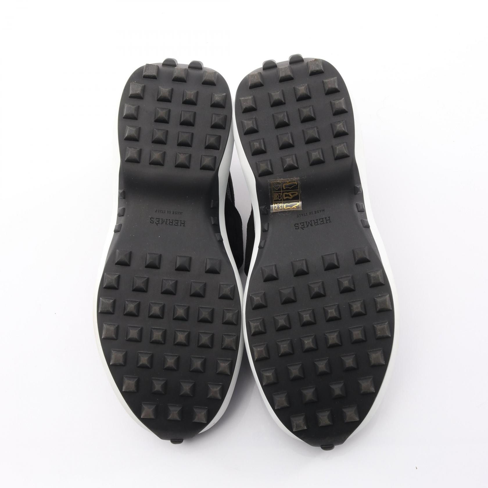 Hermes Hermes Hermes Loop Leather Fabric Sneakers Leather Shoes DUTY FREE for USA Size ONE SIZE - 4 Thumbnail
