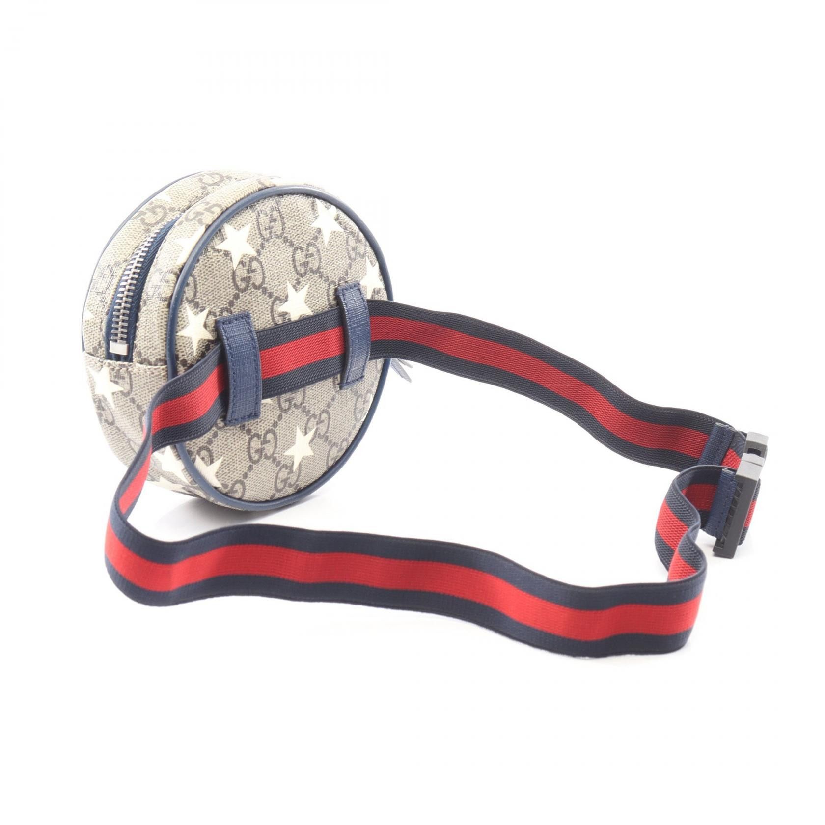 Gucci Gucci Gucci Children’s GG Supreme Star waist bag Plastic / Synthetic Belt Bag 502330 DUTY FREE for USA Size ONE SIZE - 2 Thumbnail