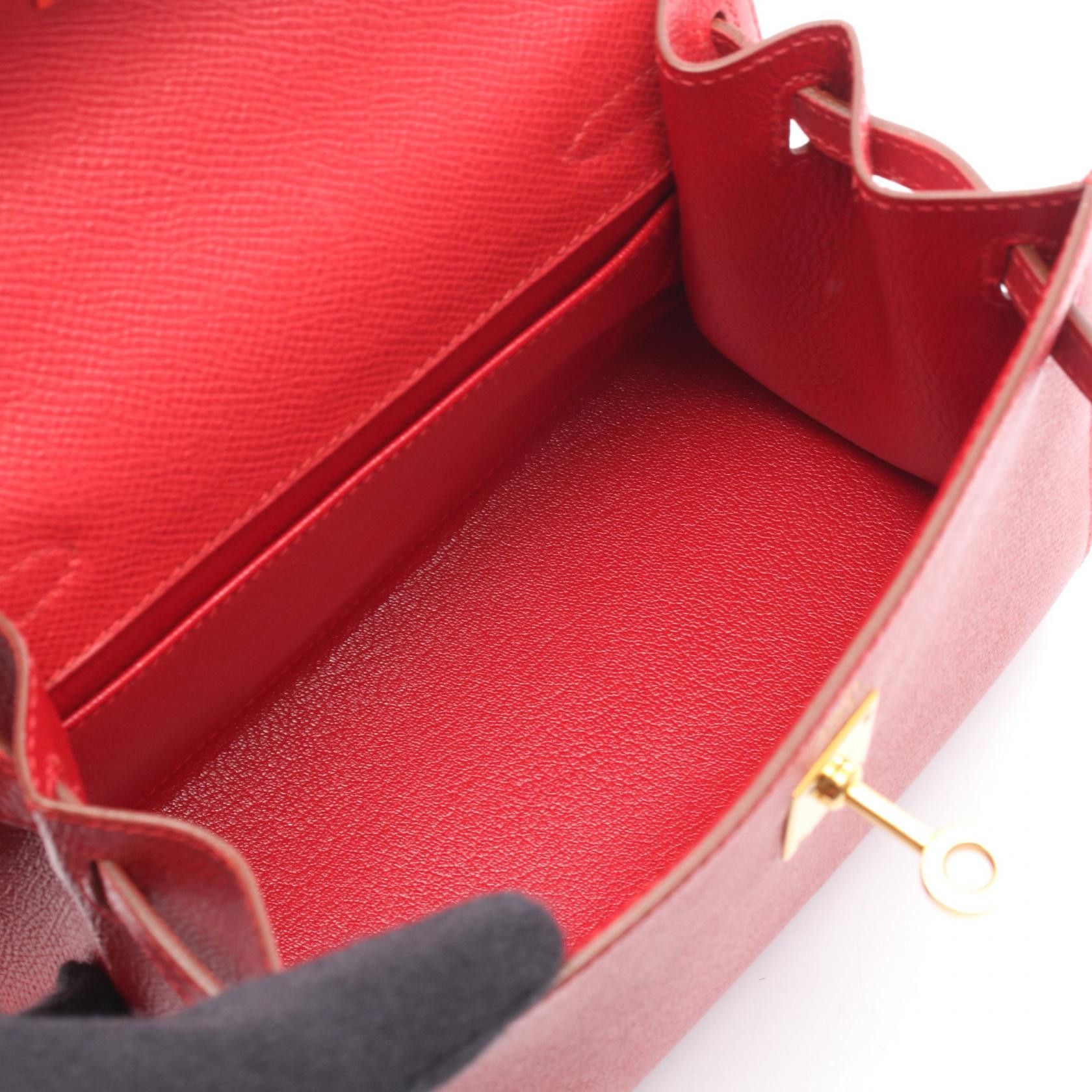 Hermes Hermes Hermes Mini 2way Handbag Leather Handbag Y DUTY FREE for USA Size ONE SIZE - 3 Thumbnail