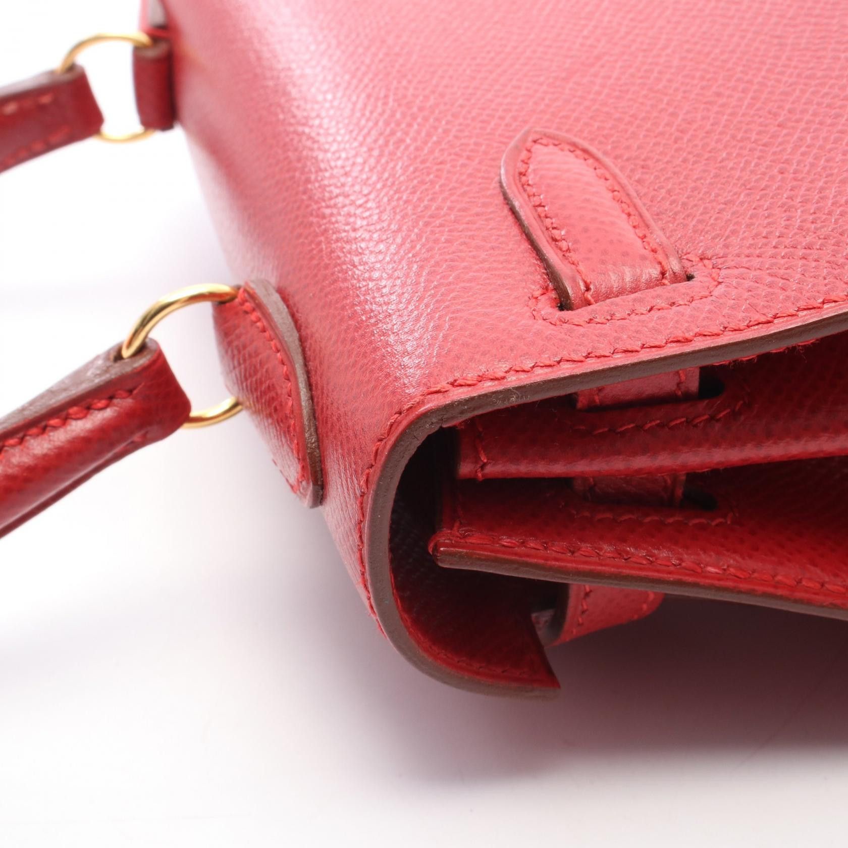 Hermes Hermes Hermes Mini 2way Handbag Leather Handbag Y DUTY FREE for USA Size ONE SIZE - 9 Thumbnail