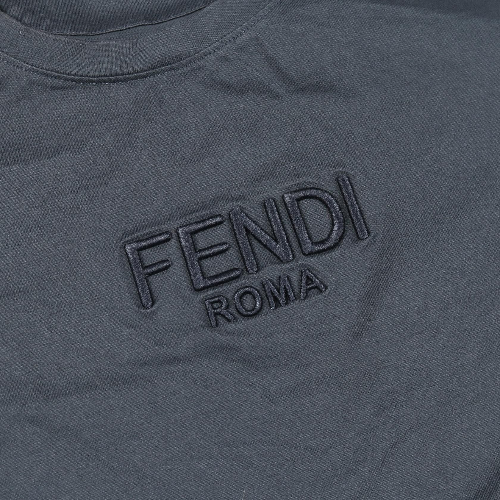 Fendi Fendi Fendi Logo Embroidery Cotton Top Textile Tops DUTY FREE for USA Size ONE SIZE - 6 Thumbnail