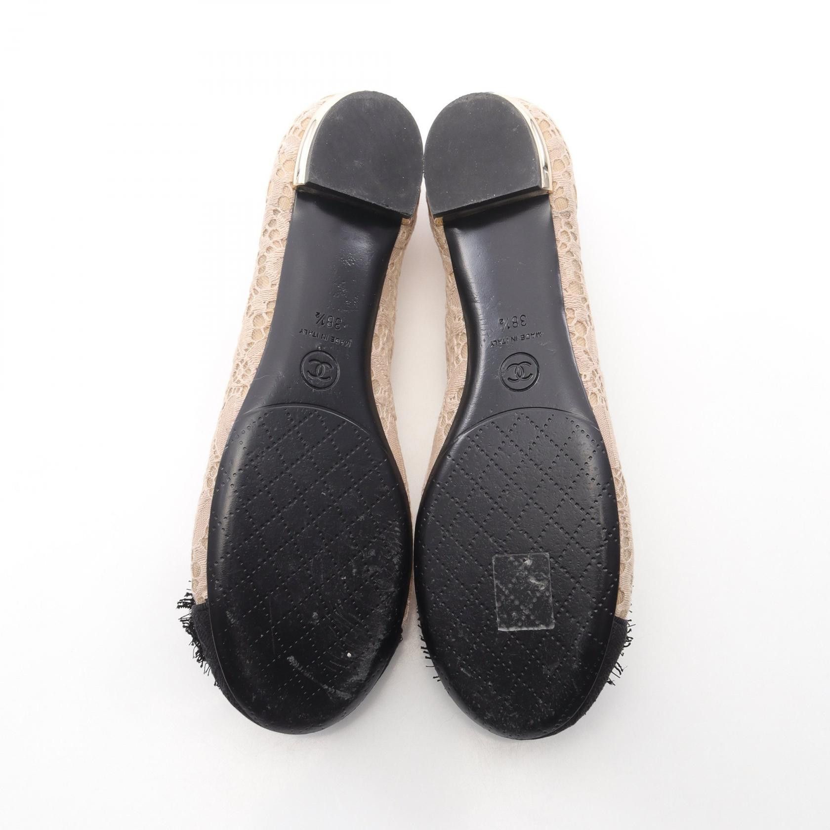 Chanel Chanel Chanel Fabric Flats Textile Shoes DUTY FREE for USA Size ONE SIZE - 4 Thumbnail