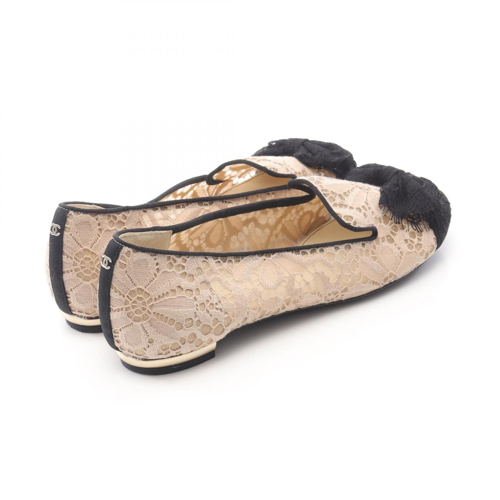 Chanel Chanel Chanel Fabric Flats Textile Shoes DUTY FREE for USA Size ONE SIZE - 2 Thumbnail