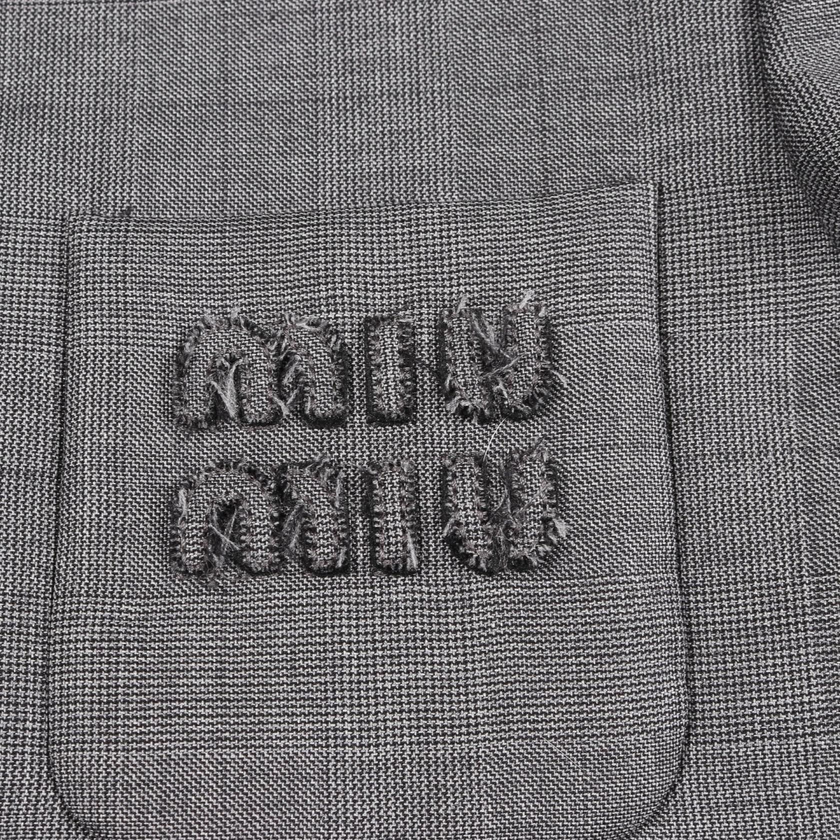 Miu Miu Miu Miu Miu Miu Prince of Wales Check Wool Jacket Textile Outerwear DUTY FREE for USA Size ONE SIZE - 7 Thumbnail