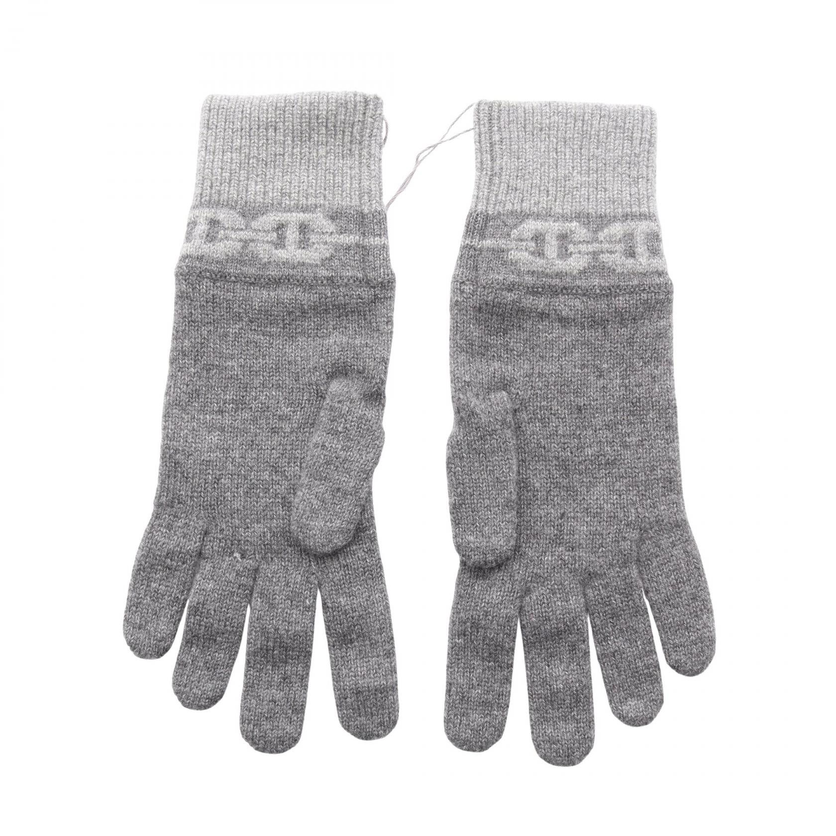 Hermes Hermes Hermes Heaven Chaine d’Ancre Charbon Flannel Cashmere Gloves Textile Gloves DUTY FREE for USA Size ONE SIZE - 2 Thumbnail