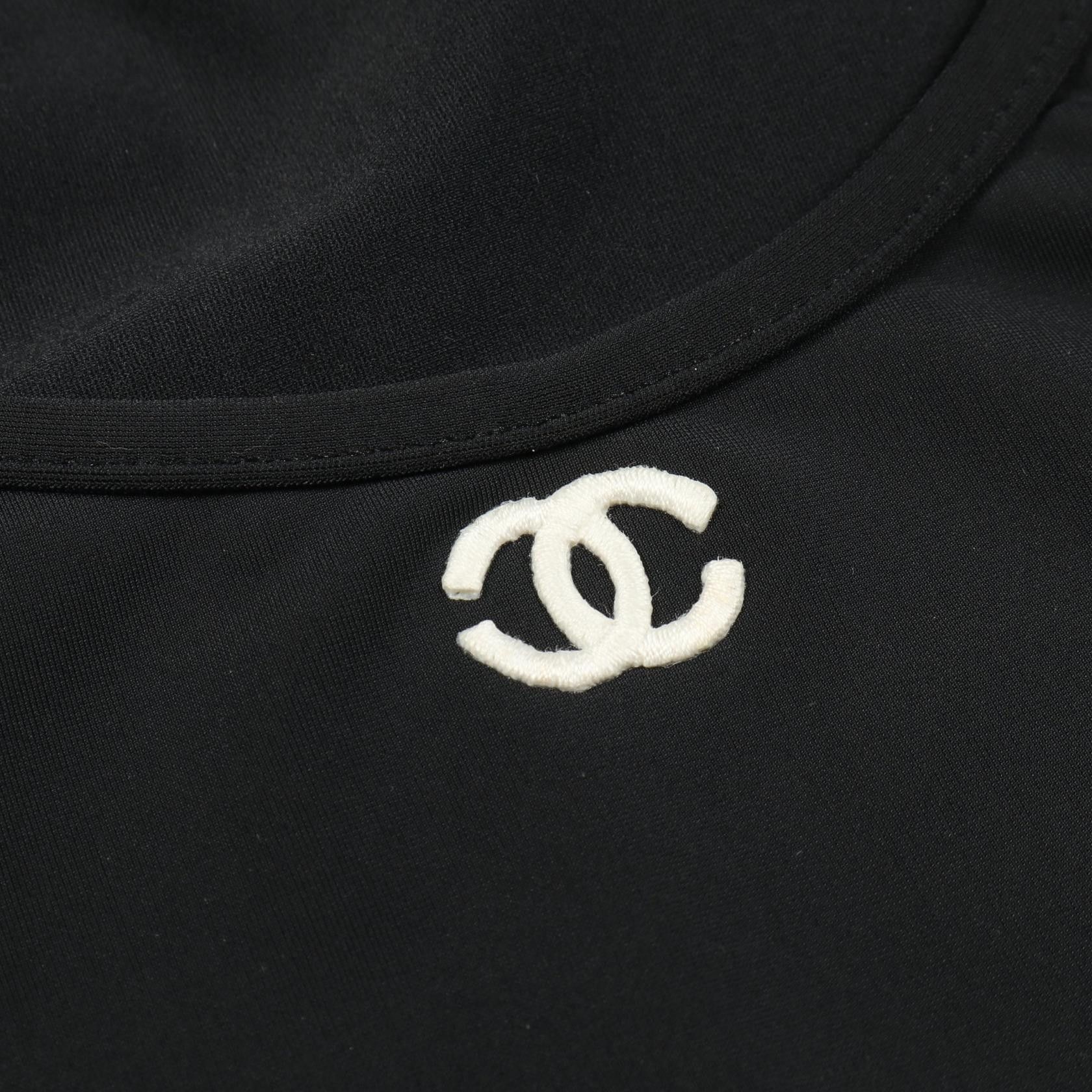 Chanel Chanel Chanel Coco Mark Nylon Top Textile Tops PO5010VO3909 DUTY FREE for USA Size ONE SIZE - 5 Thumbnail
