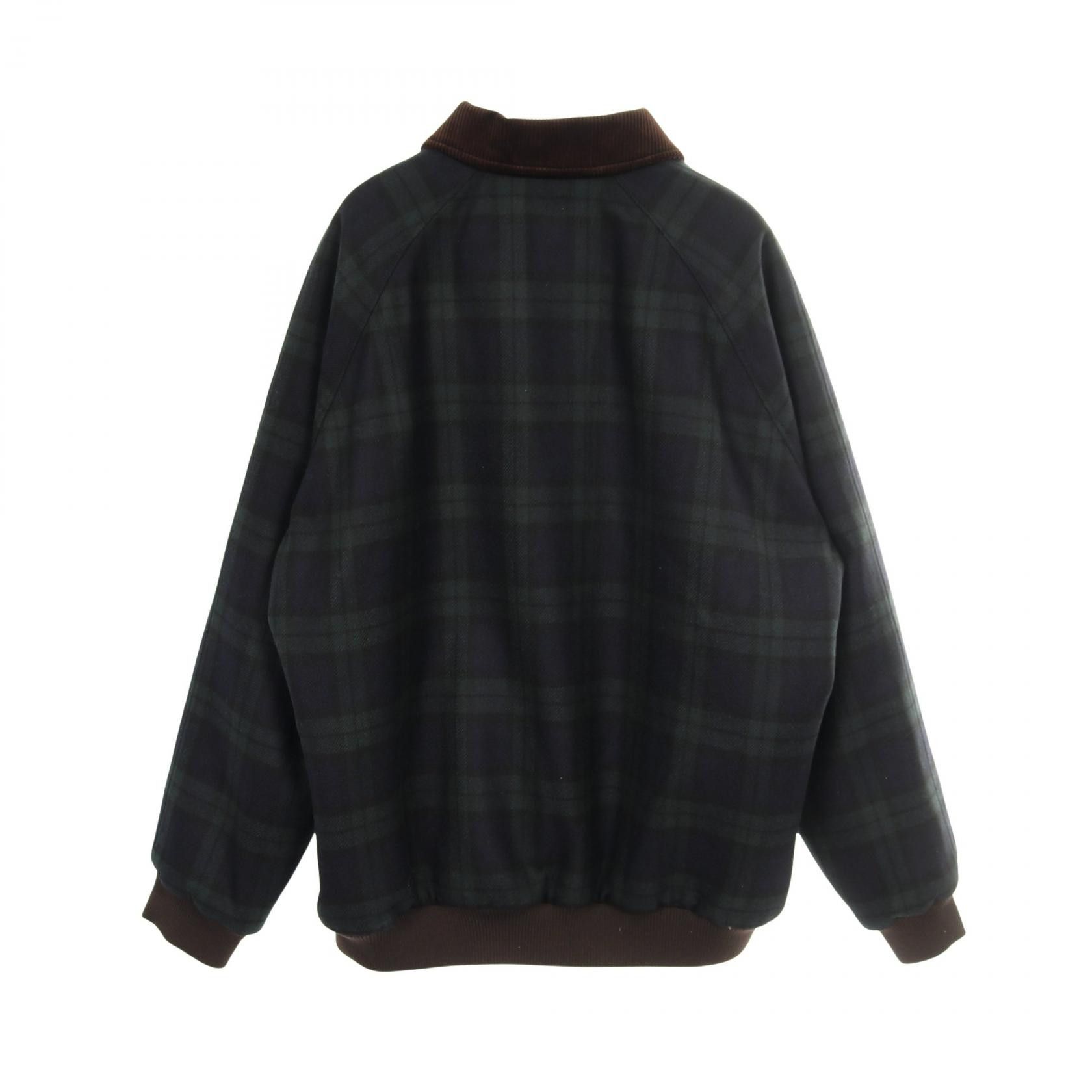 Miu Miu Miu Miu Miu Miu Check Twill Wool Blouson Textile Outerwear ML1328 17V7 DUTY FREE for USA Size ONE SIZE - 2 Thumbnail