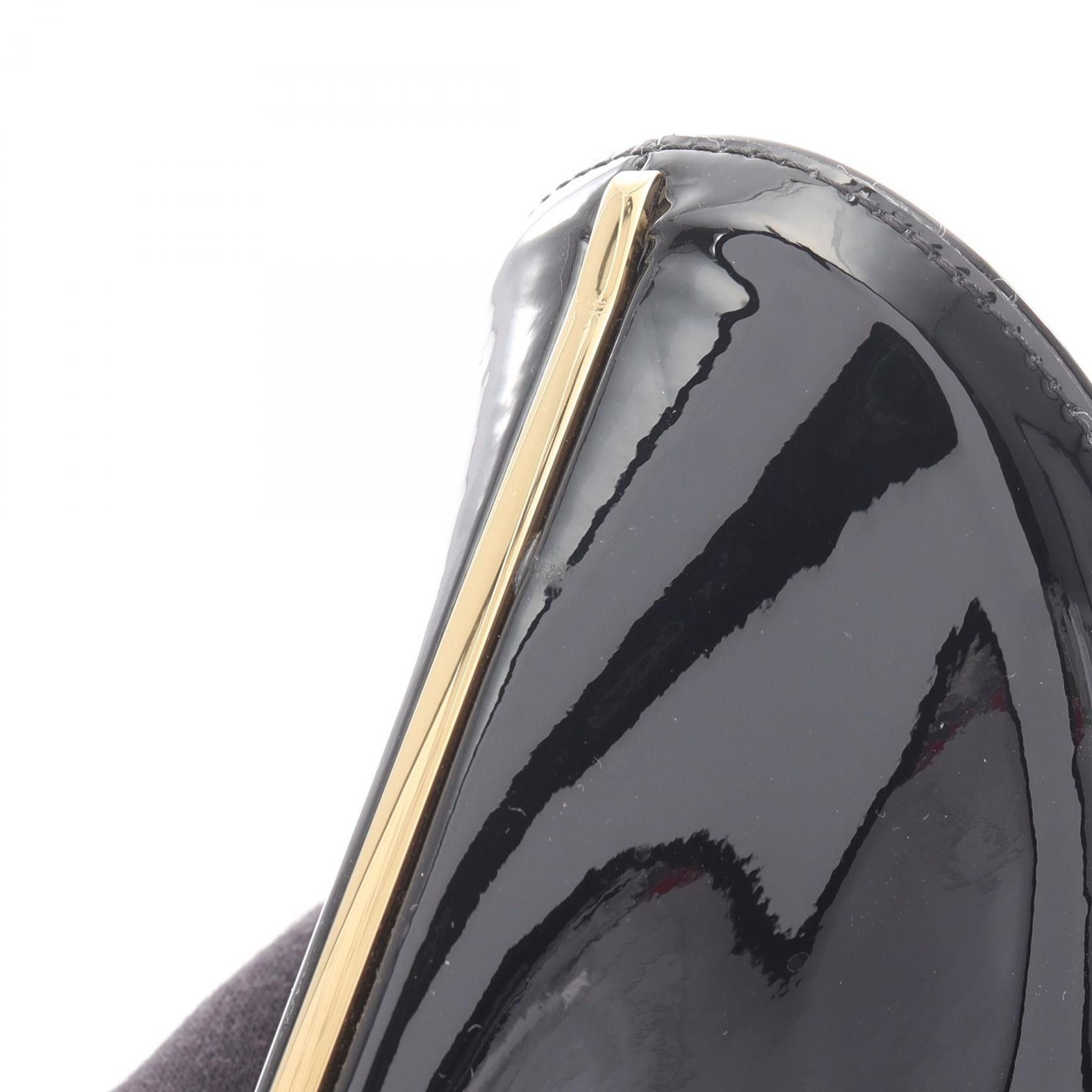 Salvatore Ferragamo Salvatore Ferragamo Salvatore Ferragamo Patent Leather Open Toe Pumps Leather Shoes DUTY FREE for USA Size ONE SIZE - 7 Thumbnail