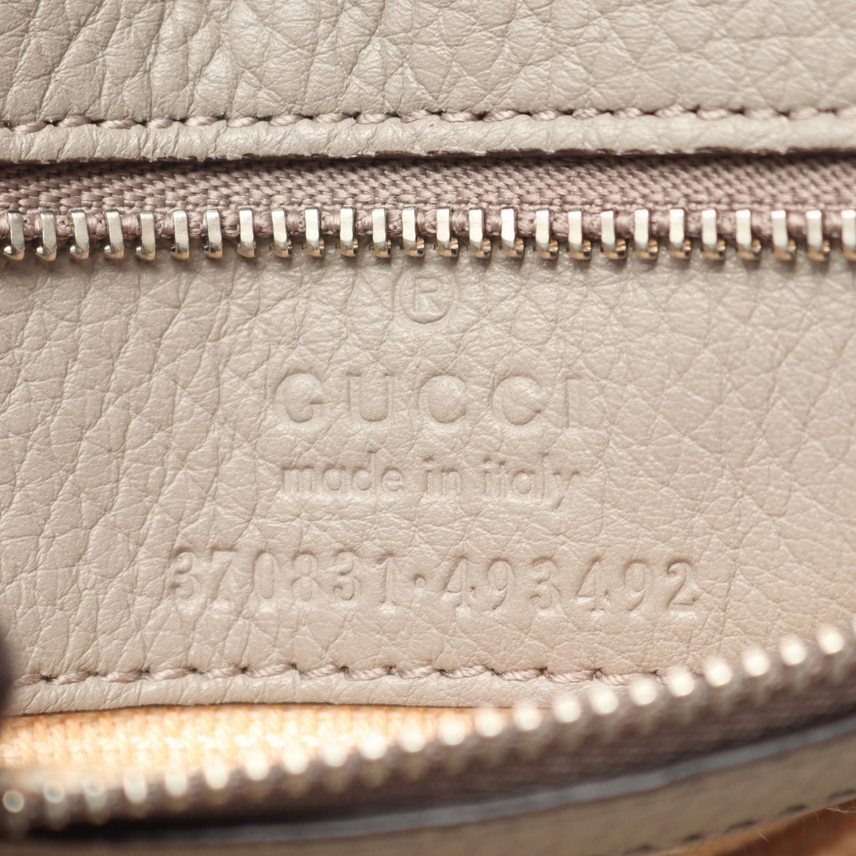 Gucci Gucci Gucci Bamboo Daily Leather Handbag Leather Handbag 370831 DUTY FREE for USA Size ONE SIZE - 4 Thumbnail