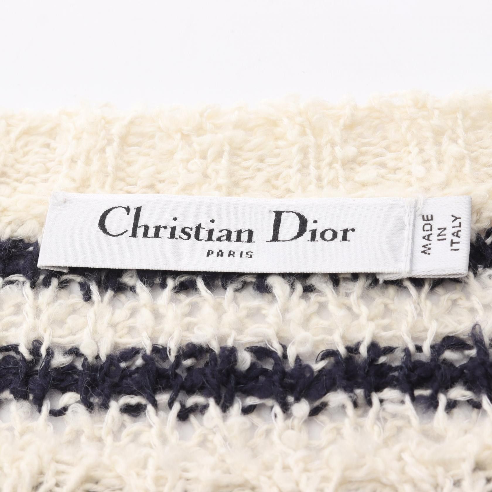 Dior Dior Dior Dior Mariniere Cotton Silk Knit Top Textile Tops DUTY FREE for USA Size ONE SIZE - 3 Thumbnail