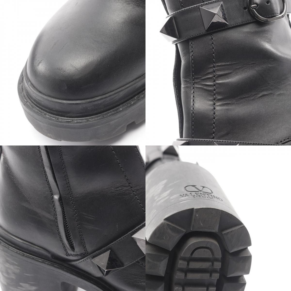 Valentino Valentino Valentino Rockstud Leather Boots Leather Shoes DUTY FREE for USA Size ONE SIZE - 10 Thumbnail