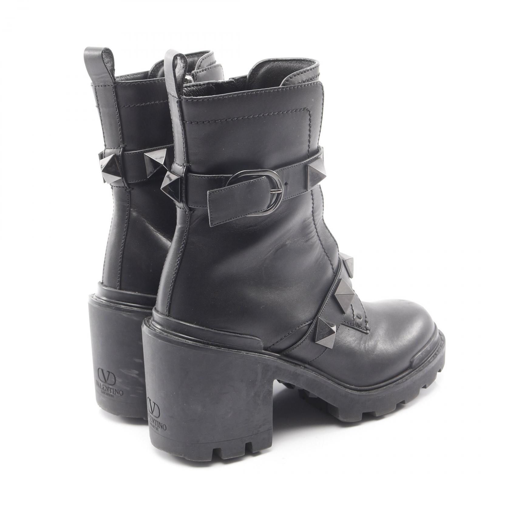 Valentino Valentino Valentino Rockstud Leather Boots Leather Shoes DUTY FREE for USA Size ONE SIZE - 2 Thumbnail
