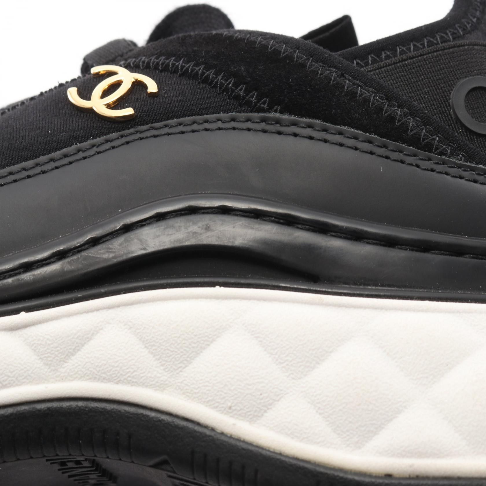 Chanel Chanel Chanel Coco Mark Leather Sneakers Leather Shoes G35617 DUTY FREE for USA Size ONE SIZE - 9 Thumbnail