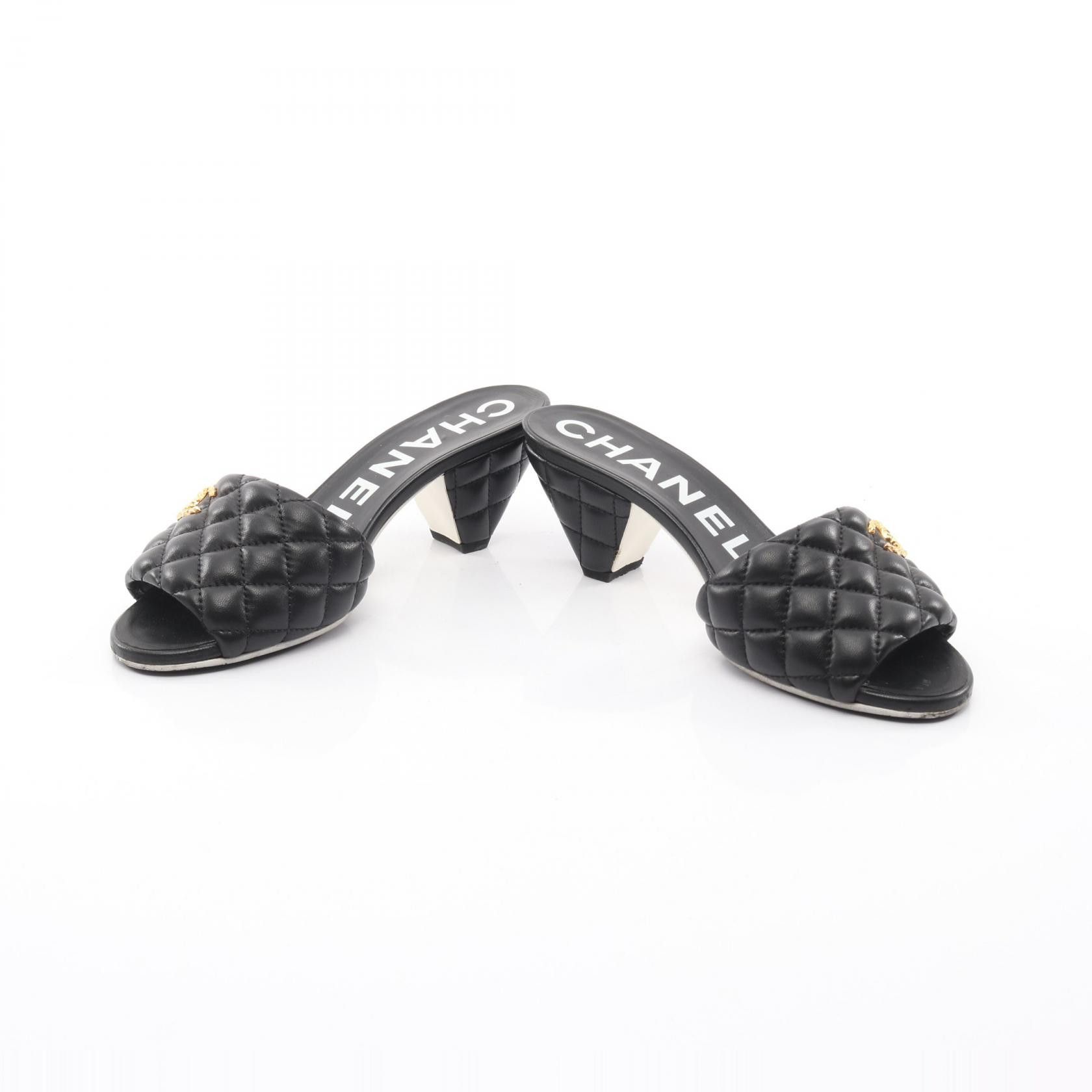 Chanel Chanel Chanel Matelasse Leather Sandals Leather Shoes G38820 DUTY FREE for USA Size ONE SIZE - 3 Thumbnail
