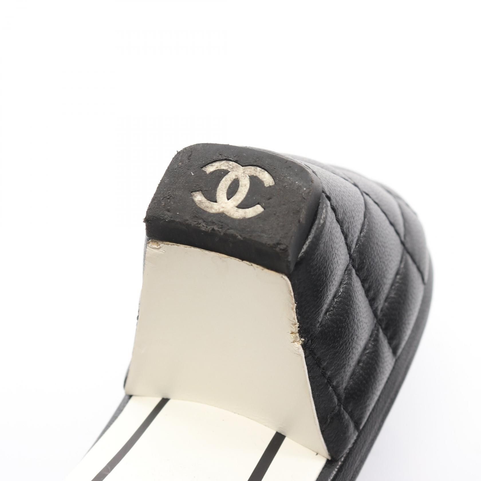 Chanel Chanel Chanel Matelasse Leather Sandals Leather Shoes G38820 DUTY FREE for USA Size ONE SIZE - 7 Thumbnail