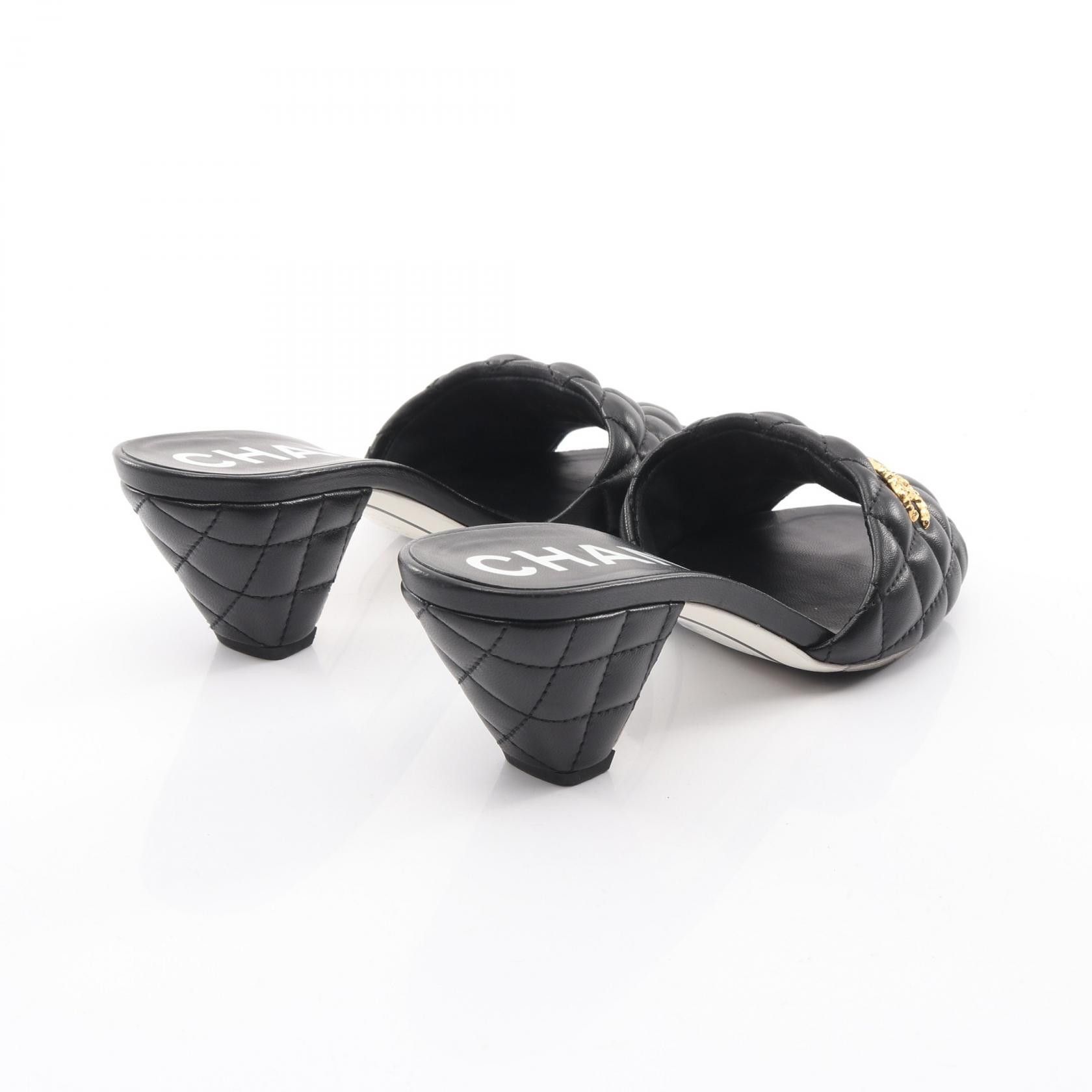 Chanel Chanel Chanel Matelasse Leather Sandals Leather Shoes G38820 DUTY FREE for USA Size ONE SIZE - 2 Thumbnail