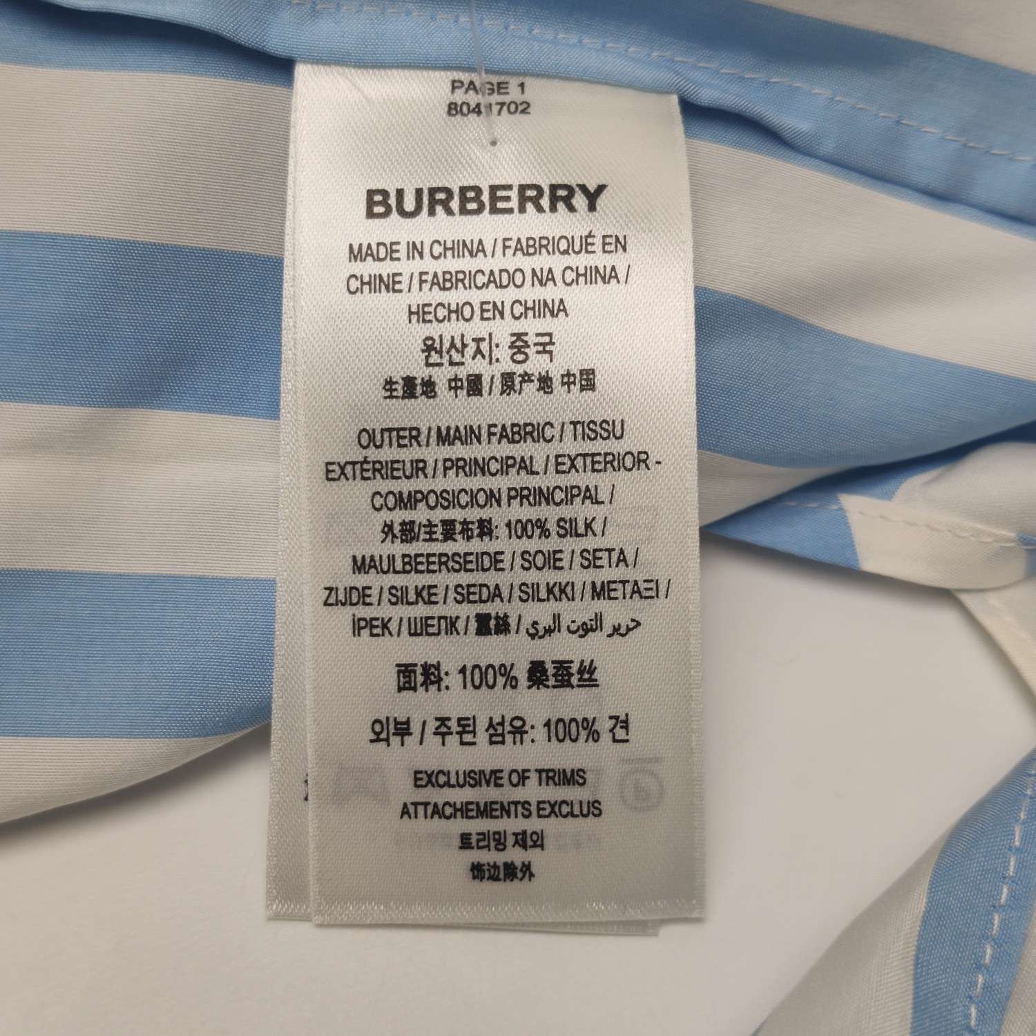 Burberry Burberry Women s Button Ups Size S / US 4 / IT 40 - 9 Thumbnail