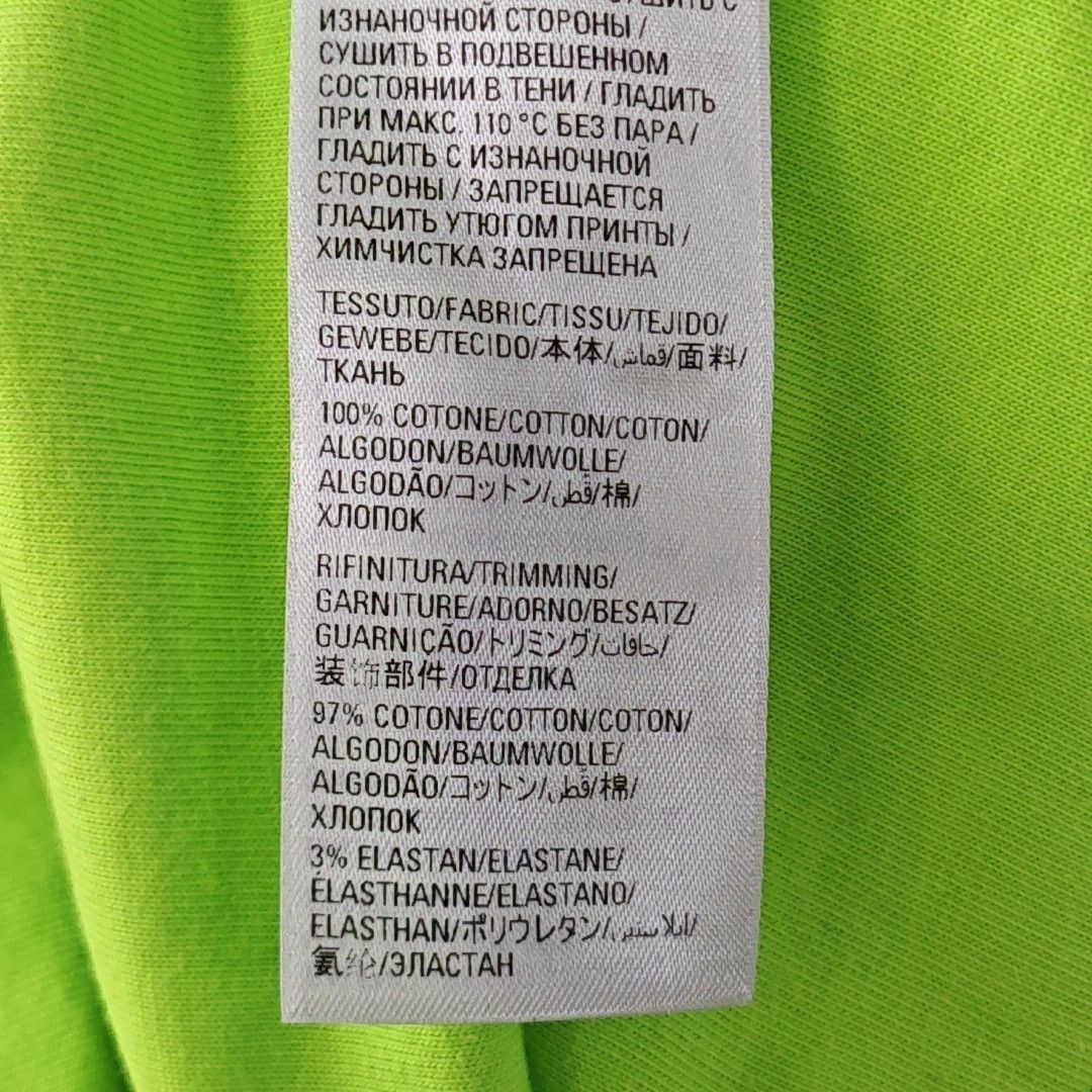 Balenciaga Balenciaga Acid Arab Neon Green L/S T-Shirt S Size US S / EU 44-46 / 1 - 3 Thumbnail