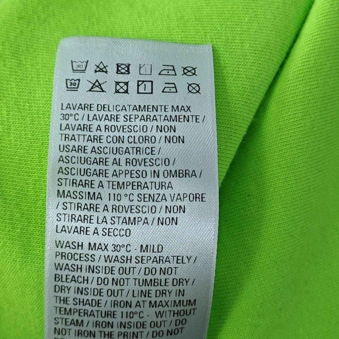 Balenciaga Balenciaga Acid Arab Neon Green L/S T-Shirt S Size US S / EU 44-46 / 1 - 4 Thumbnail