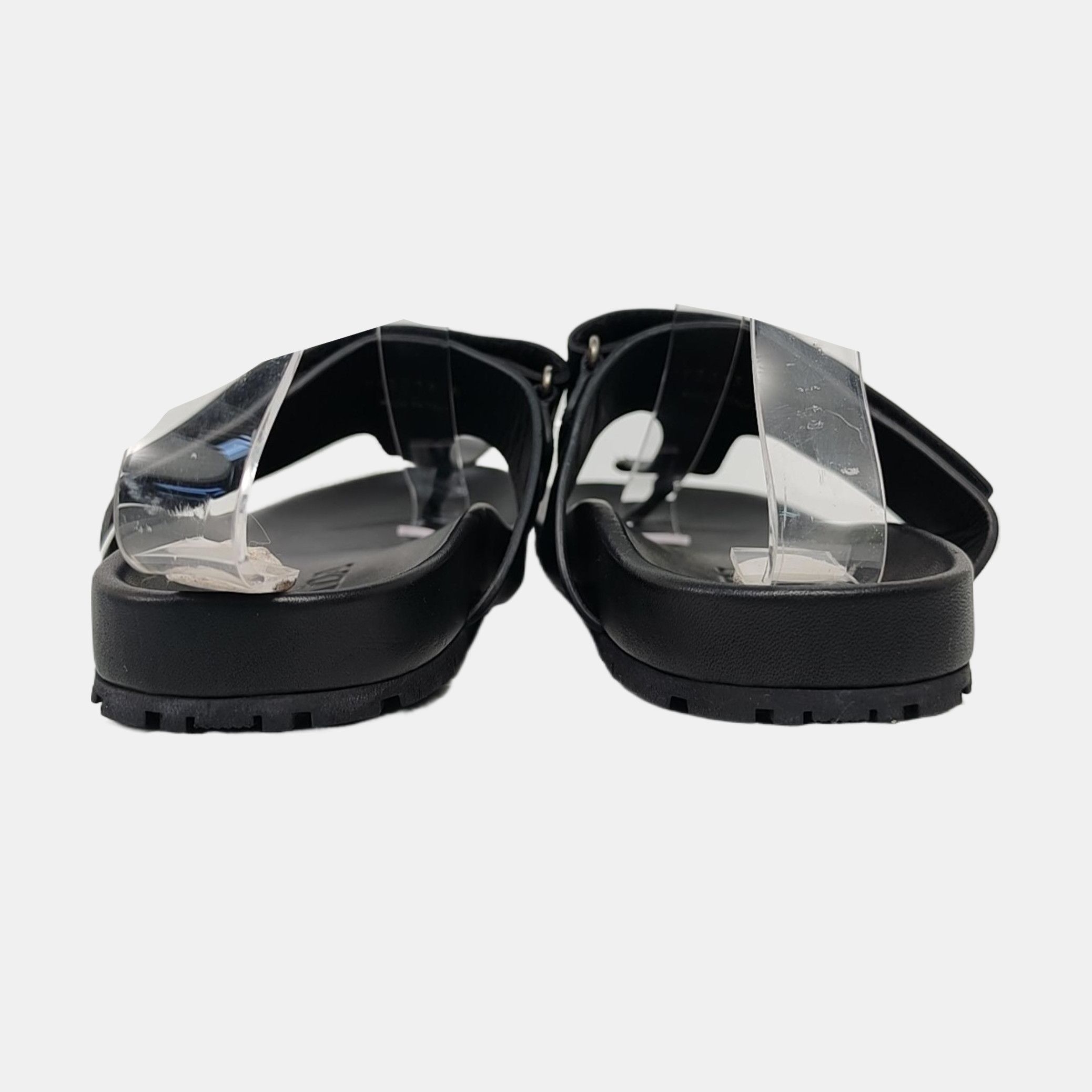 Prada Prada Leather Logo Strap Thong Sandals Size 42 Size US 9 / EU 42 - 4 Thumbnail