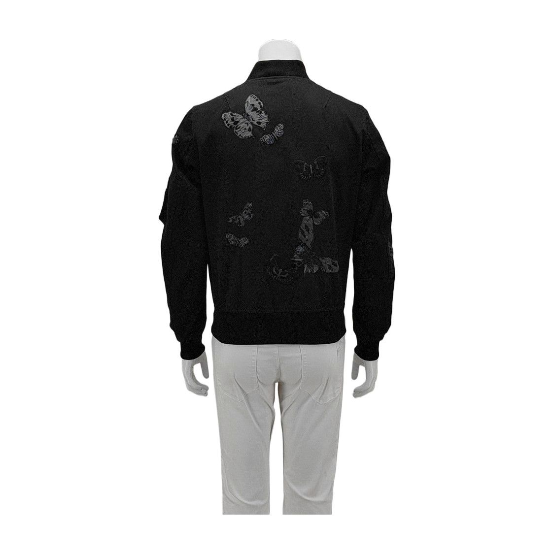 Valentino Valentino Butterfly Embroidery Bomber Jacket 50 Size US M / EU 48-50 / 2 - 2 Thumbnail