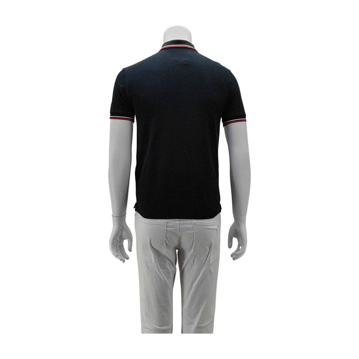 Prada Prada Striped Trim Cotton Polo Shirt Size S Size US S / EU 44-46 / 1 - 2 Thumbnail