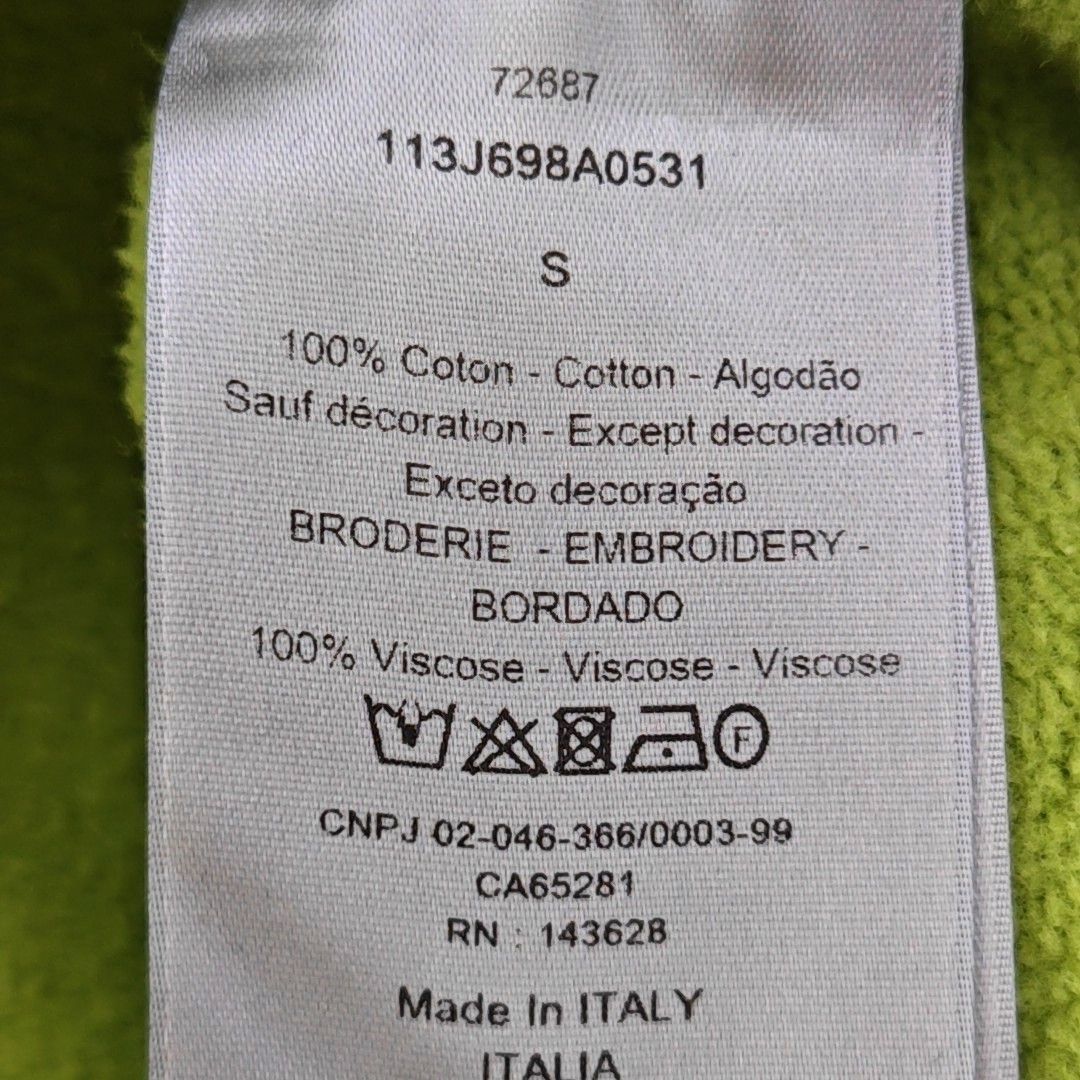 Dior Dior Homme Green CD Logo Hoodie Size S Size US S / EU 44-46 / 1 - 3 Thumbnail