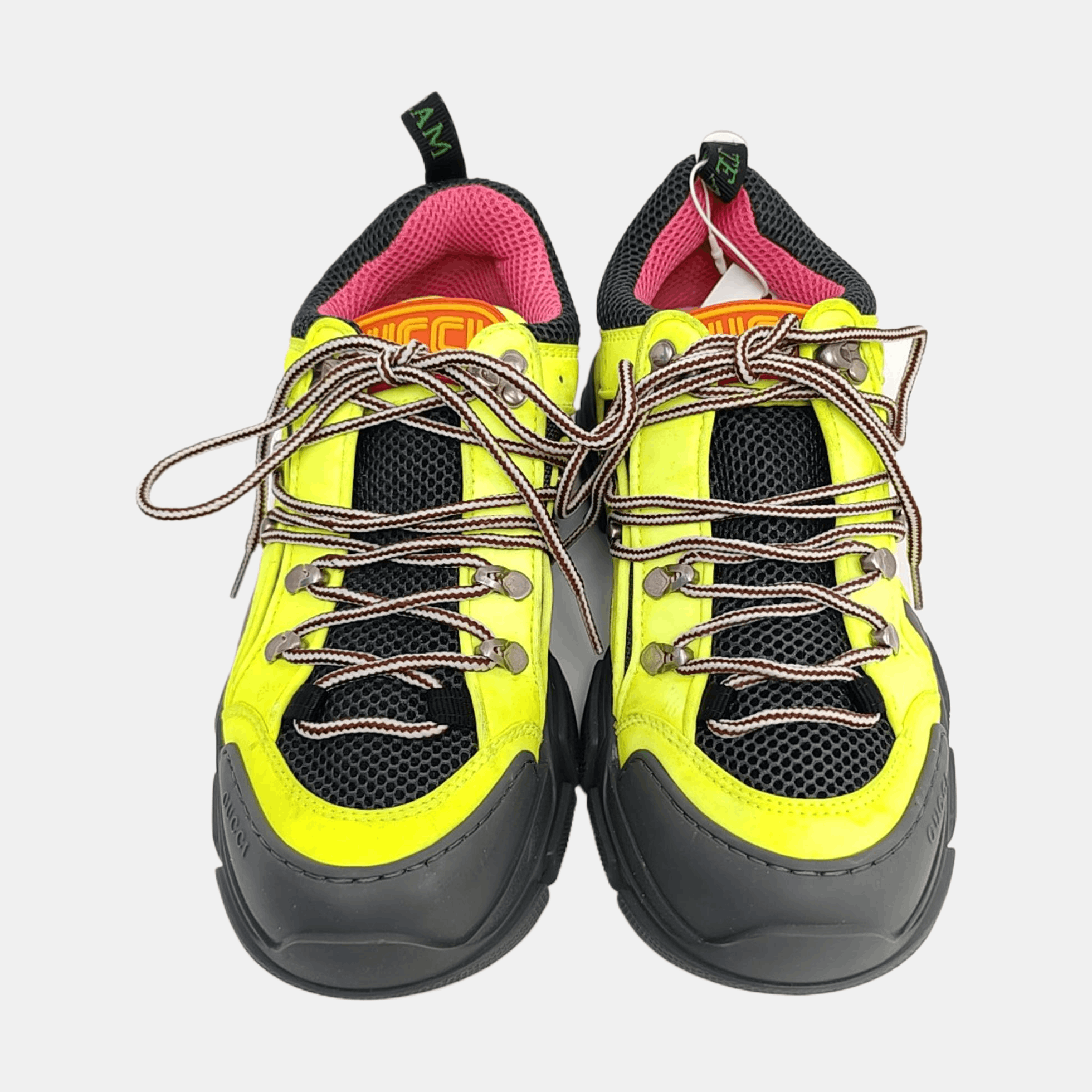 Gucci Gucci Yellow Leather Sneakers 39 Size US 6 / EU 39 - 3 Thumbnail