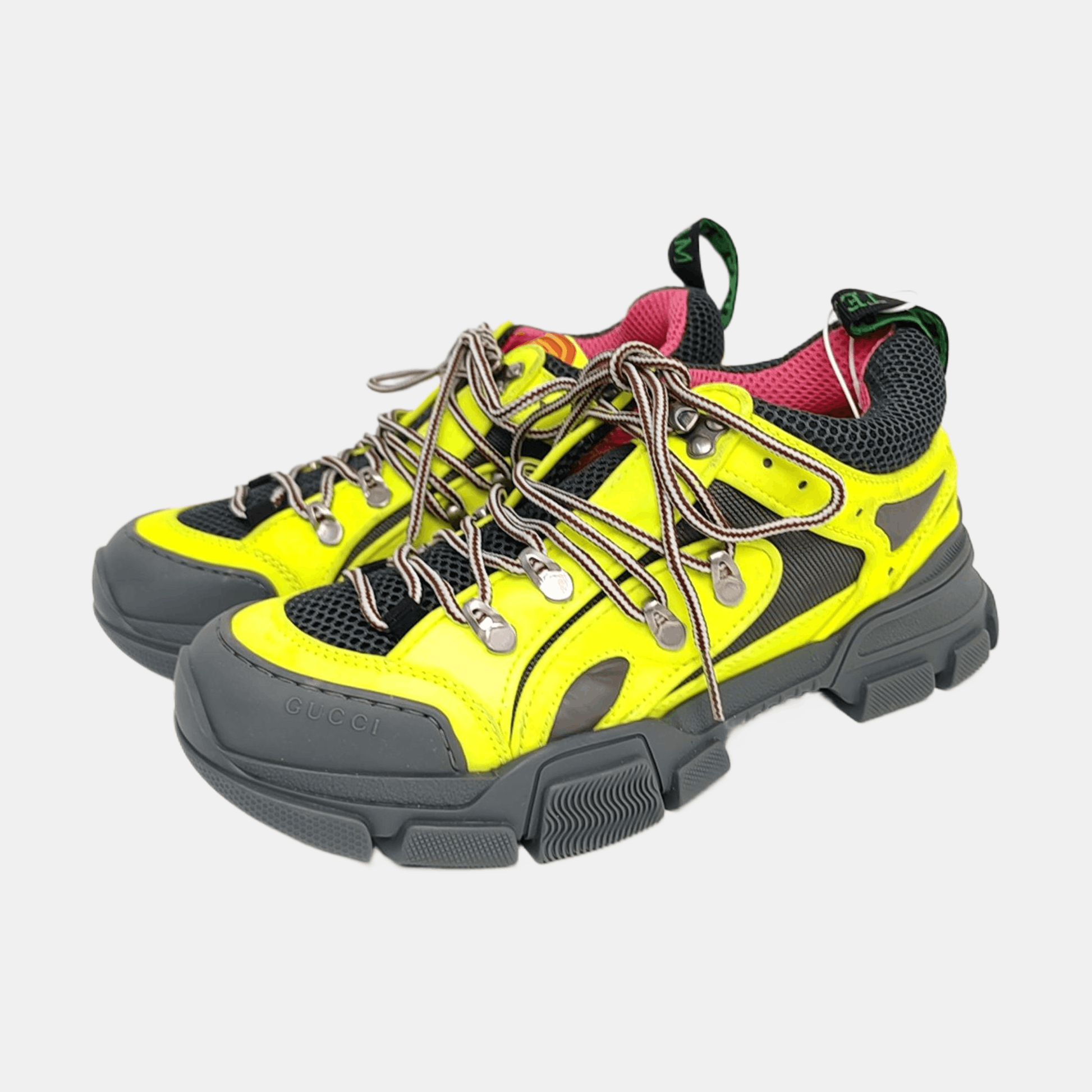 Gucci Gucci Yellow Leather Sneakers 39 Size US 6 / EU 39 - 2 Thumbnail