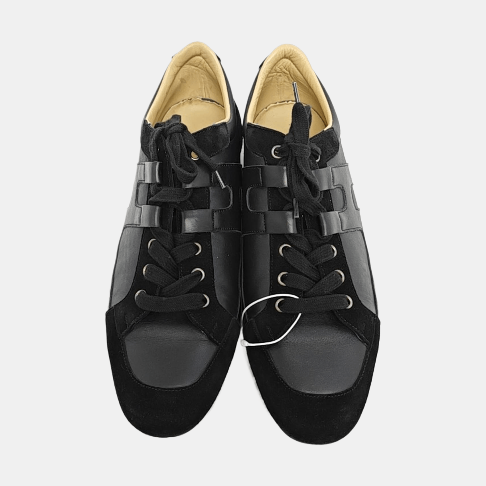 Hermes Hermes Leather Low-Top Sneakers EU 42 Size US 9 / EU 42 - 3 Thumbnail