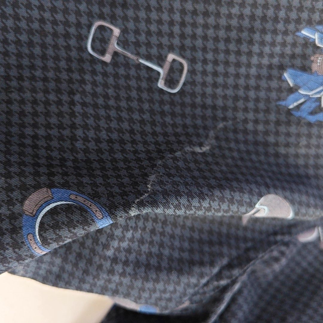 Hermes Hermès Equestrian Print Houndstooth Shirt 40 Size US XXS / EU 40 - 5 Thumbnail