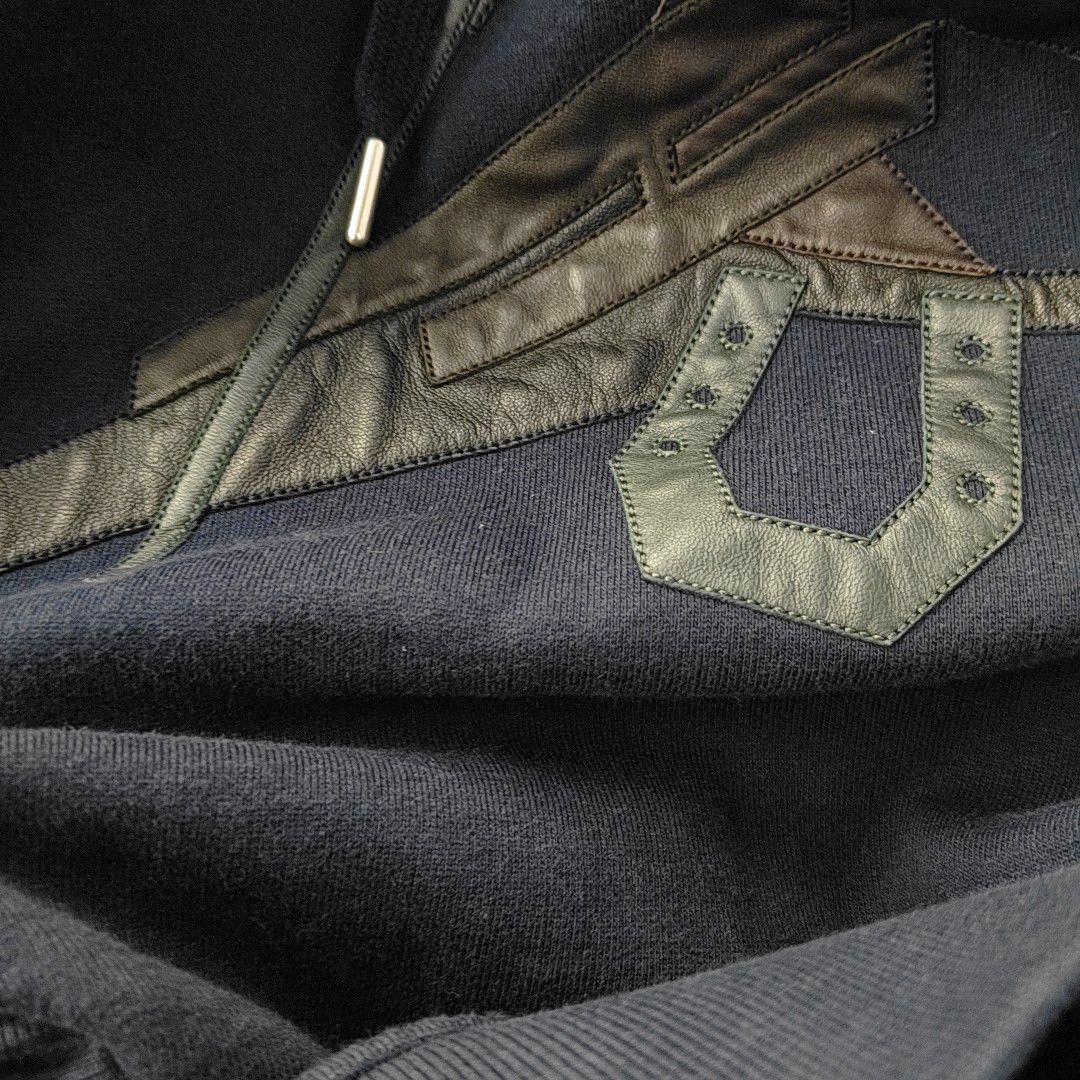 Hermes Hermes Leather Motif Hoodie Size L Size US L / EU 52-54 / 3 - 8 Thumbnail