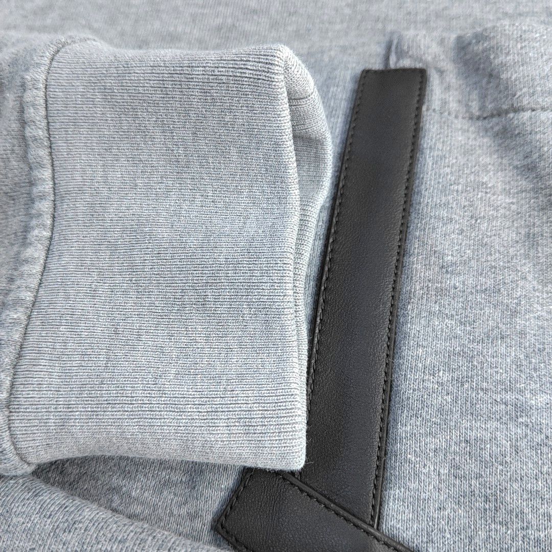 Hermes Hermès Leather Trim Pocket Sweatshirt Size L Size US L / EU 52-54 / 3 - 7 Thumbnail