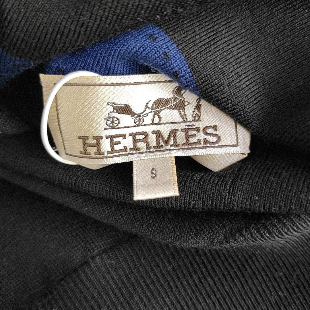 Hermes Hermès Black 100% Wool Turtleneck Sweater Size S Size US S / EU 44-46 / 1 - 5 Thumbnail
