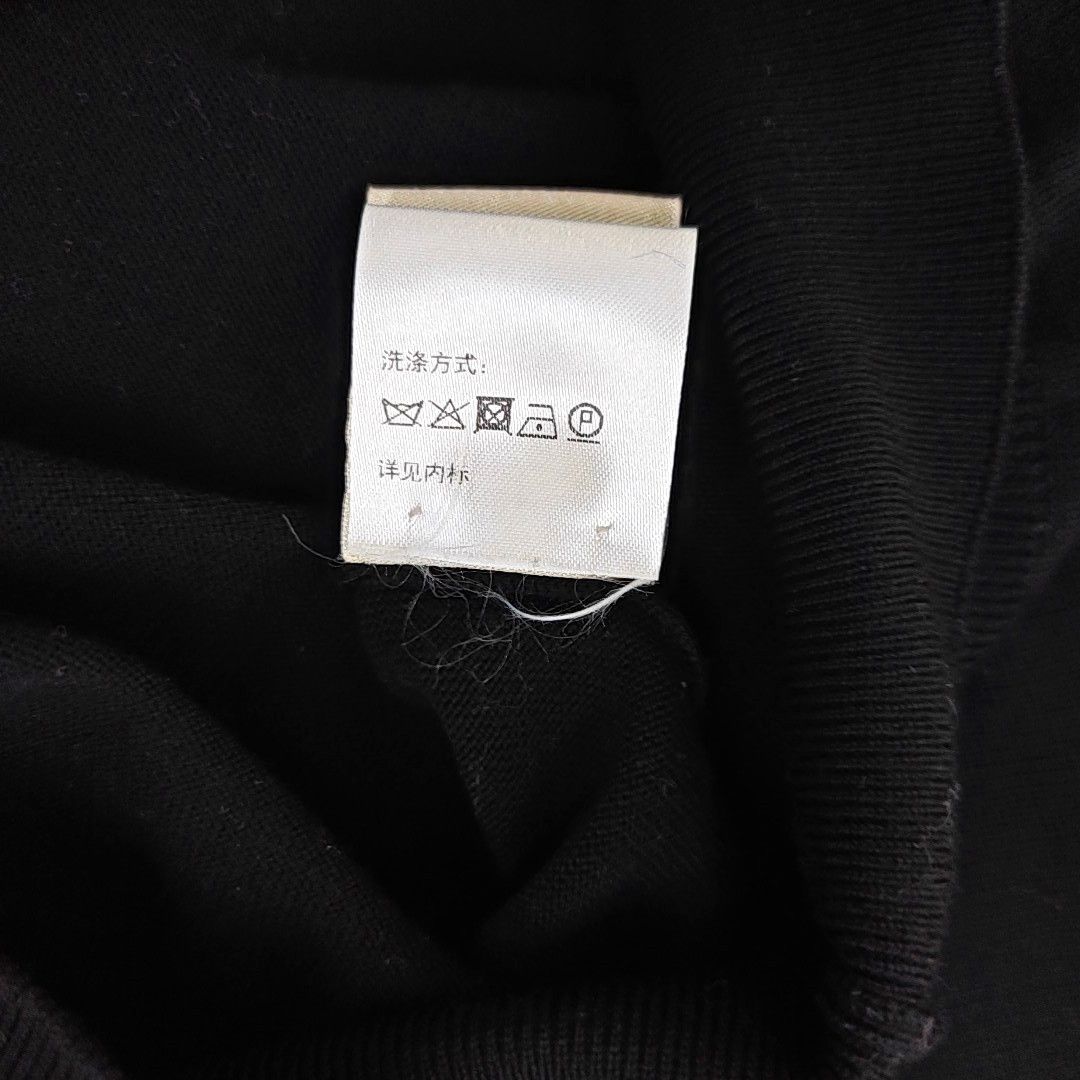 Hermes Hermès Black 100% Wool Turtleneck Sweater Size S Size US S / EU 44-46 / 1 - 4 Thumbnail