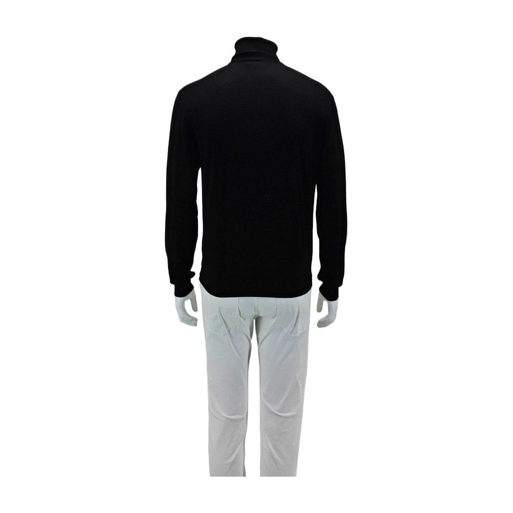 Hermes Hermès Black 100% Wool Turtleneck Sweater Size S Size US S / EU 44-46 / 1 - 2 Thumbnail