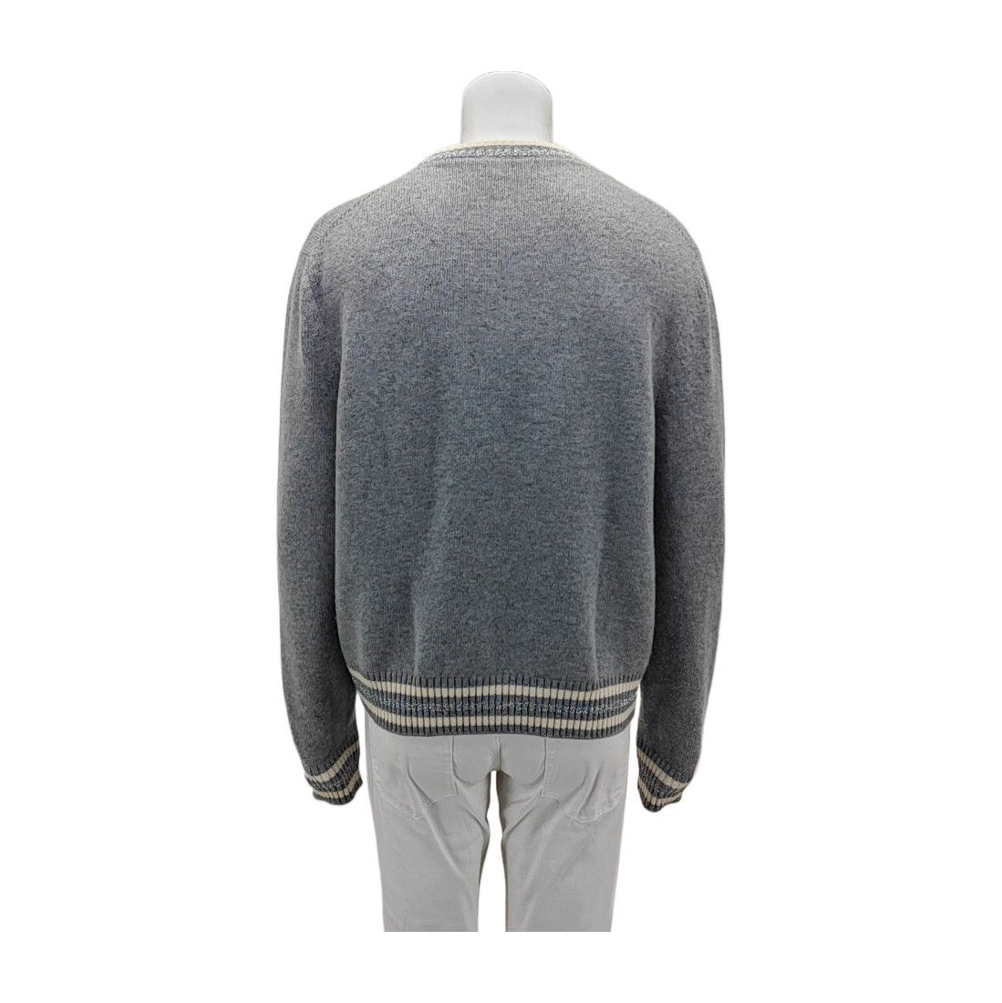 Dior Dior Homme Wool Cashmere Logo Sweater Size M Size US M / EU 48-50 / 2 - 2 Thumbnail