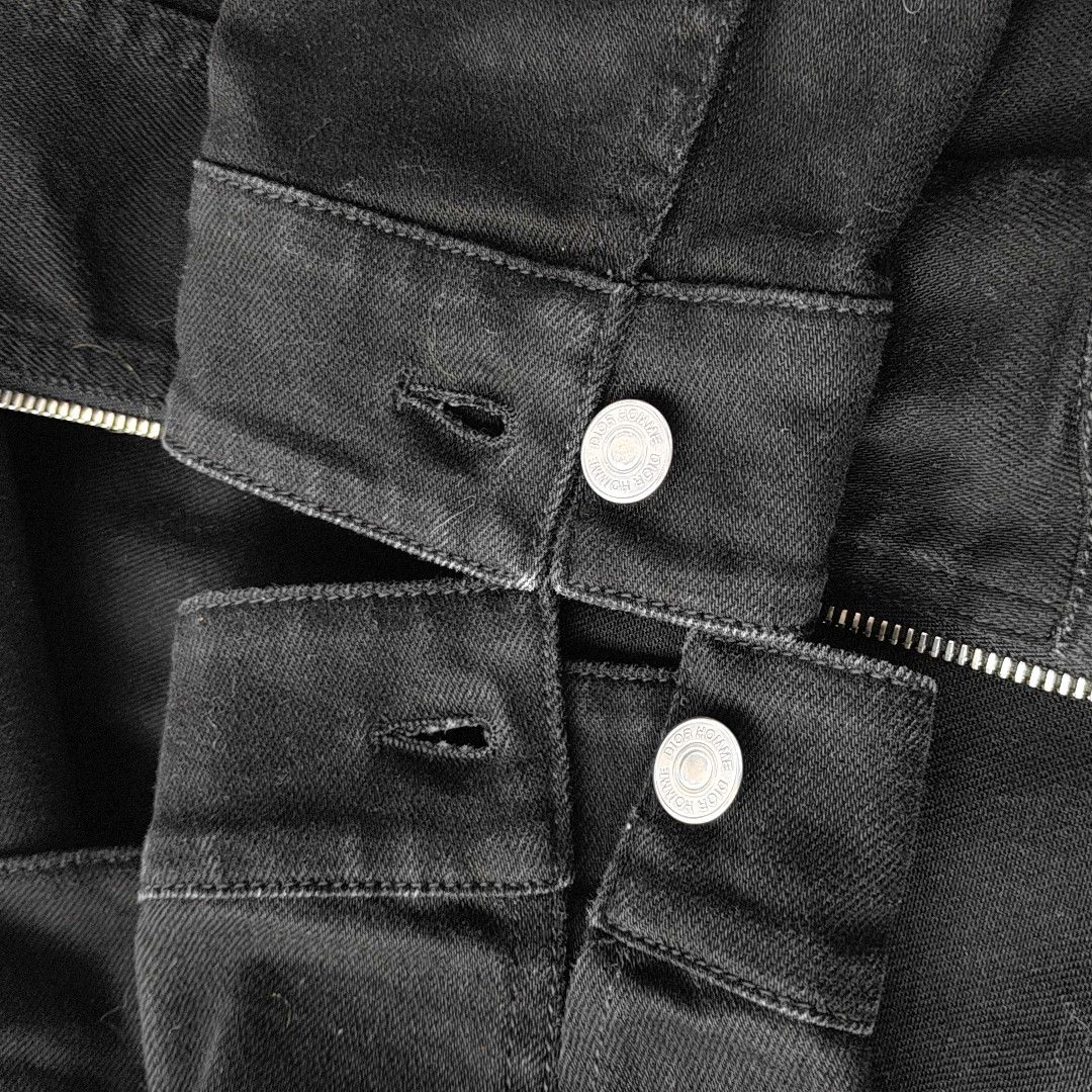 Dior Dior Homme Black Denim Zip Jacket Size 48 Size US M / EU 48-50 / 2 - 6 Thumbnail