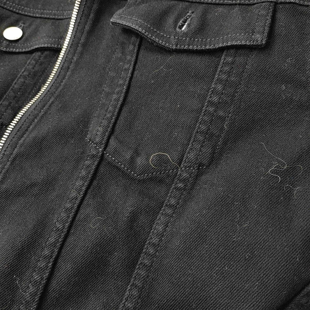 Dior Dior Homme Black Denim Zip Jacket Size 48 Size US M / EU 48-50 / 2 - 5 Thumbnail