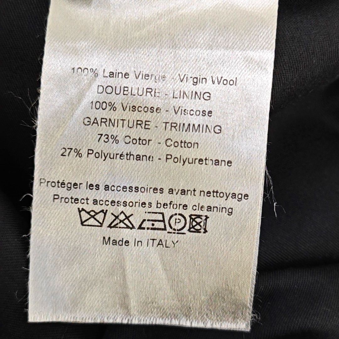 Dior Dior Homme Striped Wool Casual Pants 48 Size US 32 / EU 48 - 4 Thumbnail