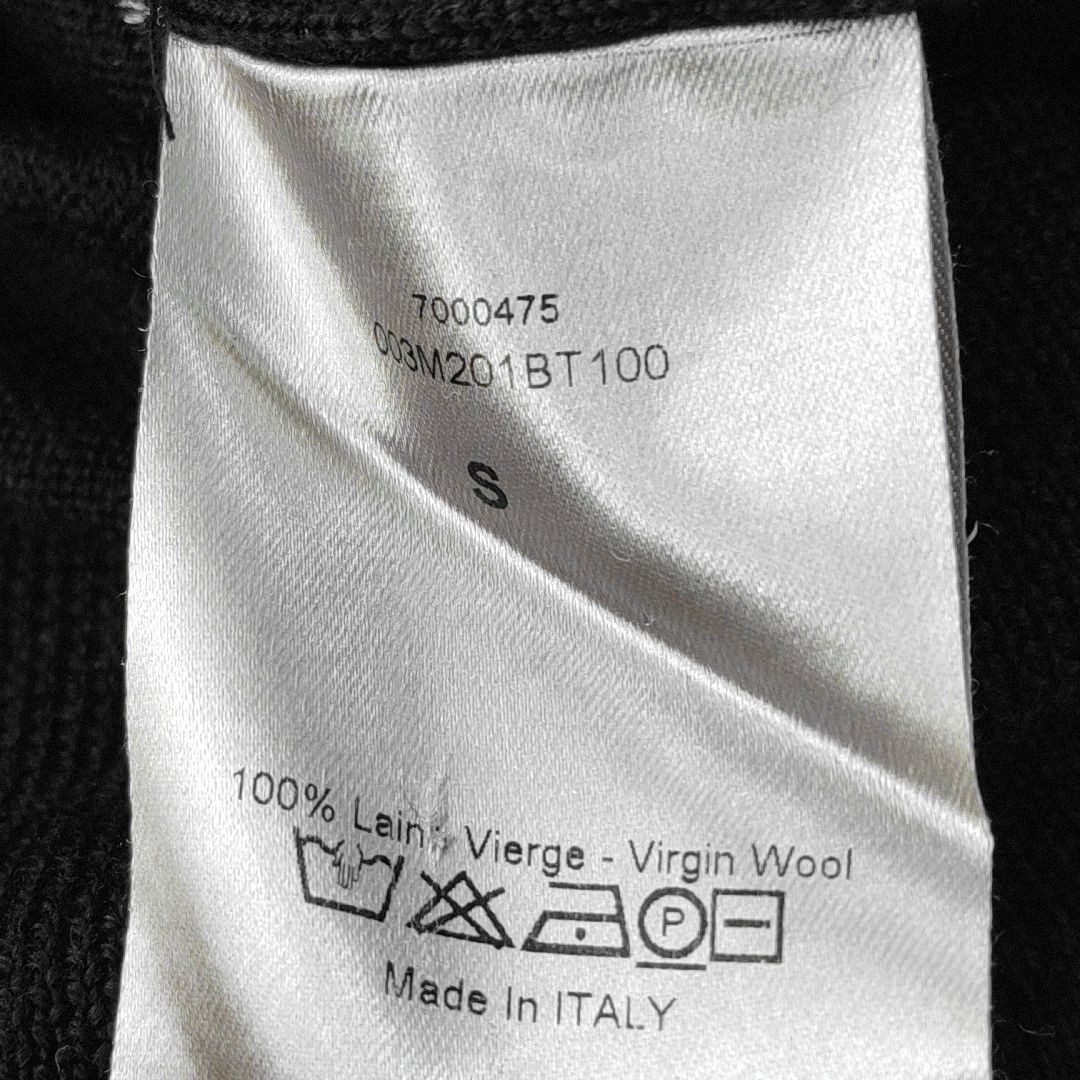 Dior Dior Homme Black Wool Knit Cardigan Size S Size US S / EU 44-46 / 1 - 3 Thumbnail