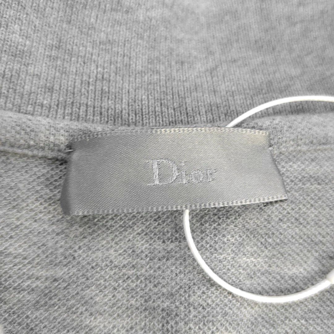 Dior Dior Homme Gray Cotton Bee Polo Size S Size US S / EU 44-46 / 1 - 6 Thumbnail
