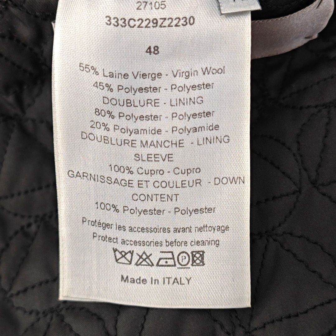 Dior Dior Homme Hooded Wool Blend Jacket EU 48 Size US M / EU 48-50 / 2 - 3 Thumbnail