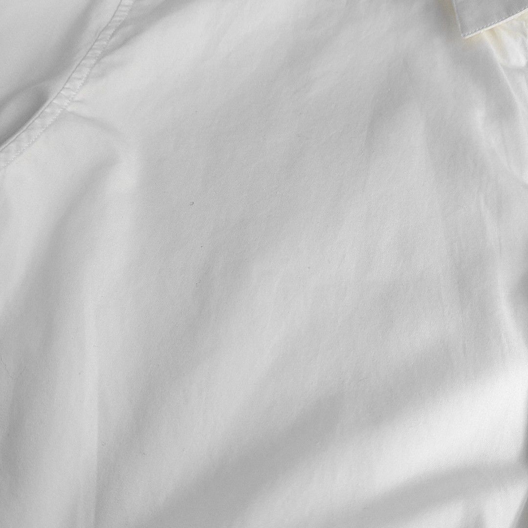 Dior Dior Homme White Cotton Long Sleeve Shirt Size M Size US M / EU 48-50 / 2 - 9 Thumbnail