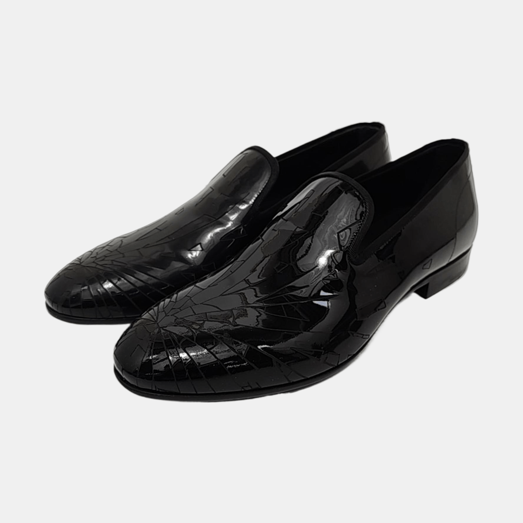 Dior Dior Homme Crackled Patent Leather Formal Shoes 40 Size US 7 / EU 40 - 2 Thumbnail