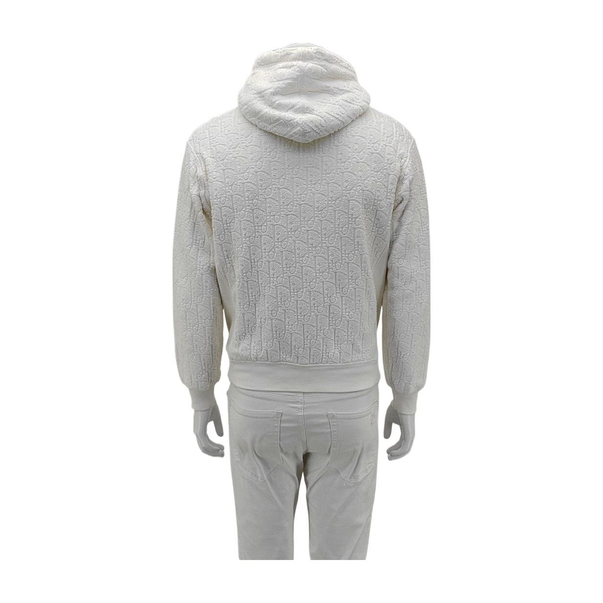Dior Dior Homme Oblique Terry Hoodie White XS Size US XS / EU 42 / 0 - 2 Thumbnail